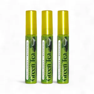 | Mascara Green Tea | Waterproof | Regenerator | High Volume | 3D Effect | | Hypoallergenic | 3 PACK