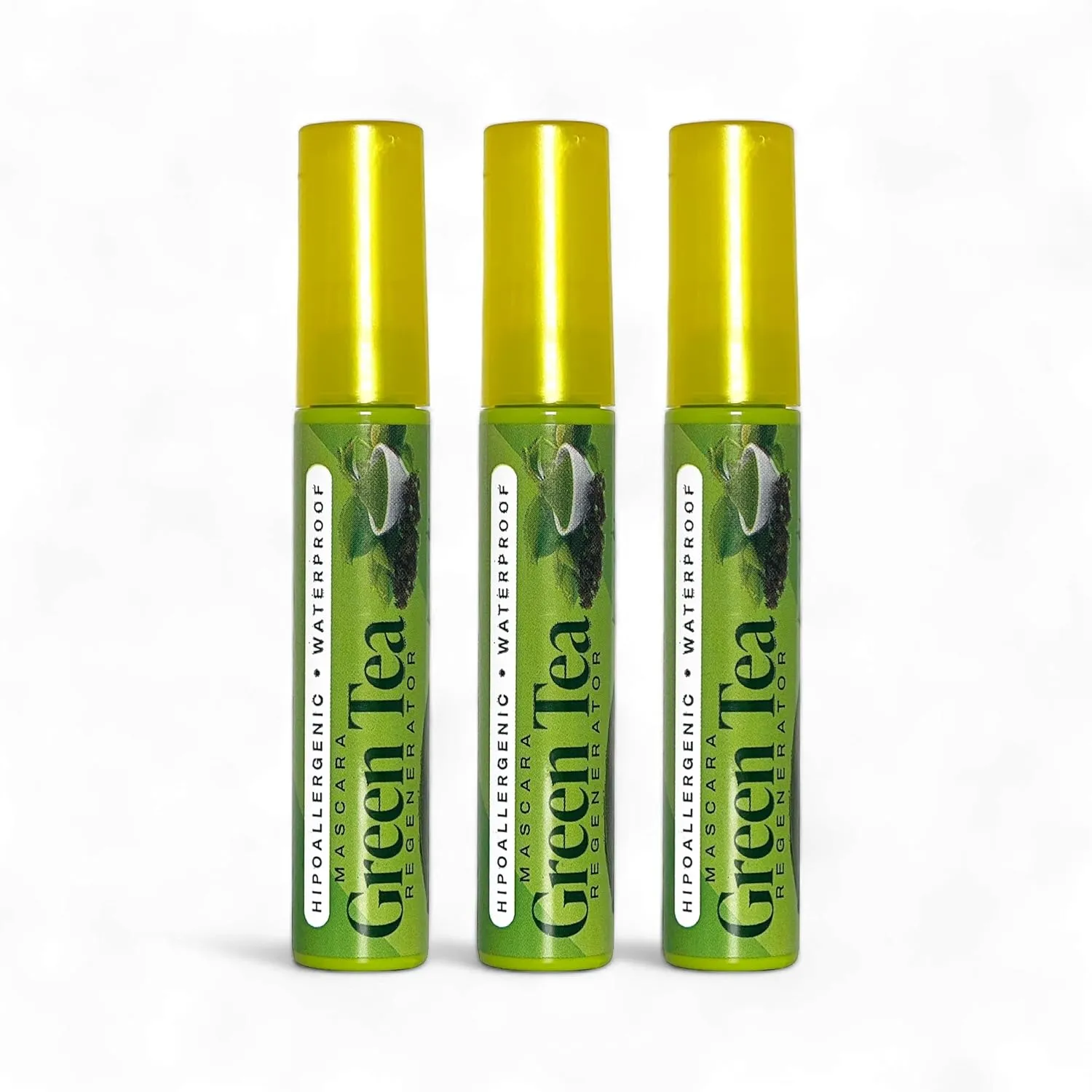 | Mascara Green Tea | Waterproof | Regenerator | High Volume | 3D Effect | | Hypoallergenic | 3 PACK