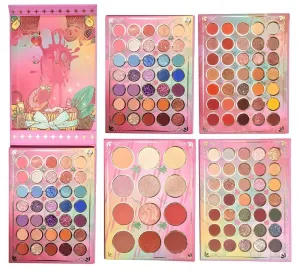 105 Color Eyeshadow Tray Four Fold Bead matte eyeshadow - High gloss blush tray (117 colored donuts)