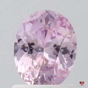 1.26cts Oval Blush Raspberry Champagne Sapphire