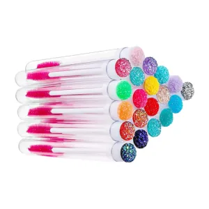 20pcs Eyelash Extension Brush Eye Brush Scalp Massage Brush Mascara Tubes Wands Mascara Tubes and Wands Faux Bangs Lengthening Mascara Stick Tube Diamond Artificial Fiber