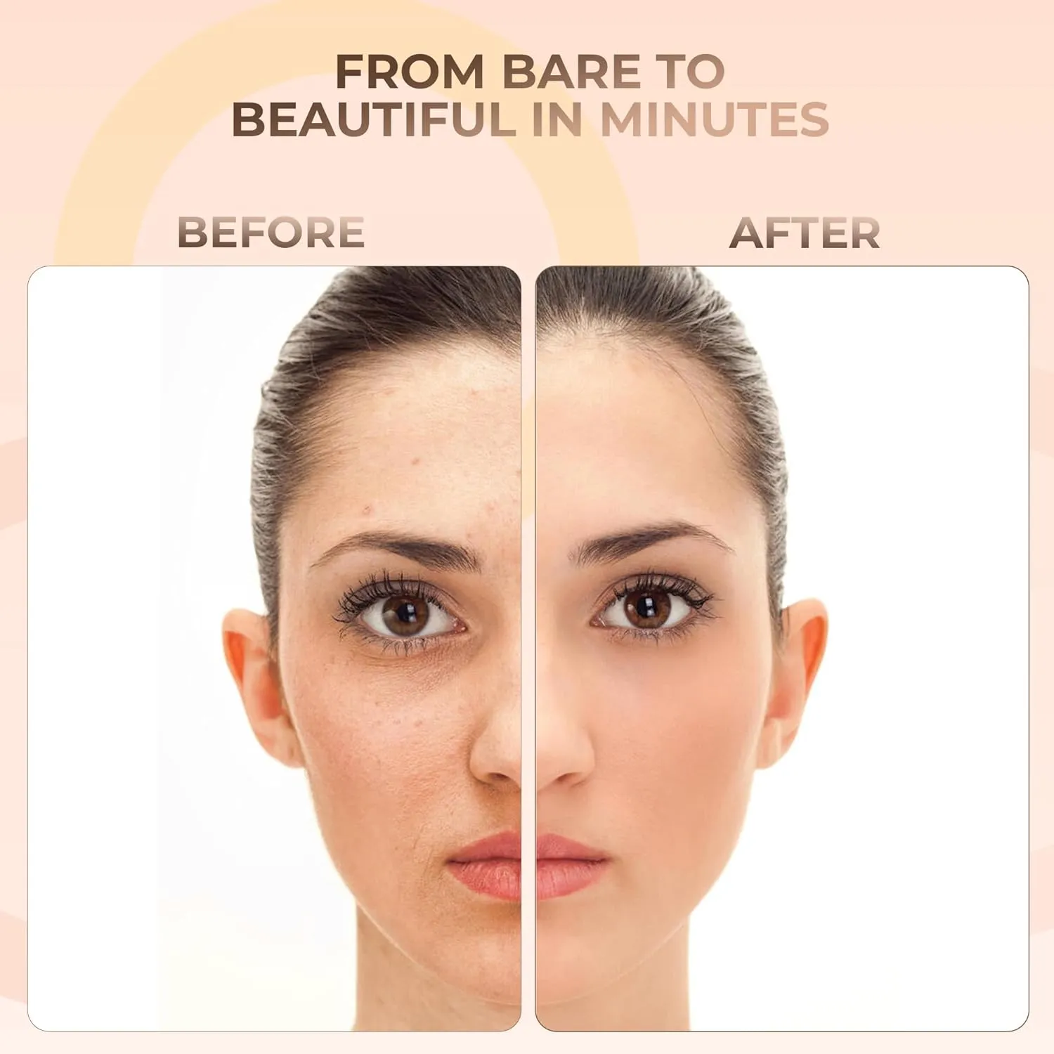 $40 SPECIAL (WARM & BEIGE) Full Size Mineral Makeup Kit Foundation Concealer Bare Face Matte Set