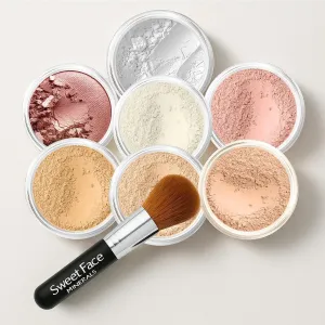 $40 SPECIAL (WARM & BEIGE) Full Size Mineral Makeup Kit Foundation Concealer Bare Face Matte Set