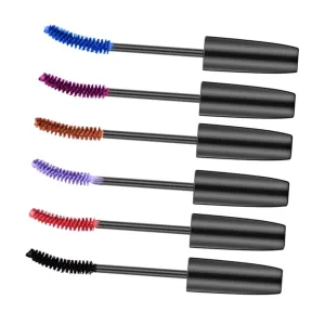 6pcs Colorful Mascara Ultra-fine Lengthening Lash Makeup Tool for Effortless Eye Looks Easy Removal No Flakes Clumps for All Skill Levels