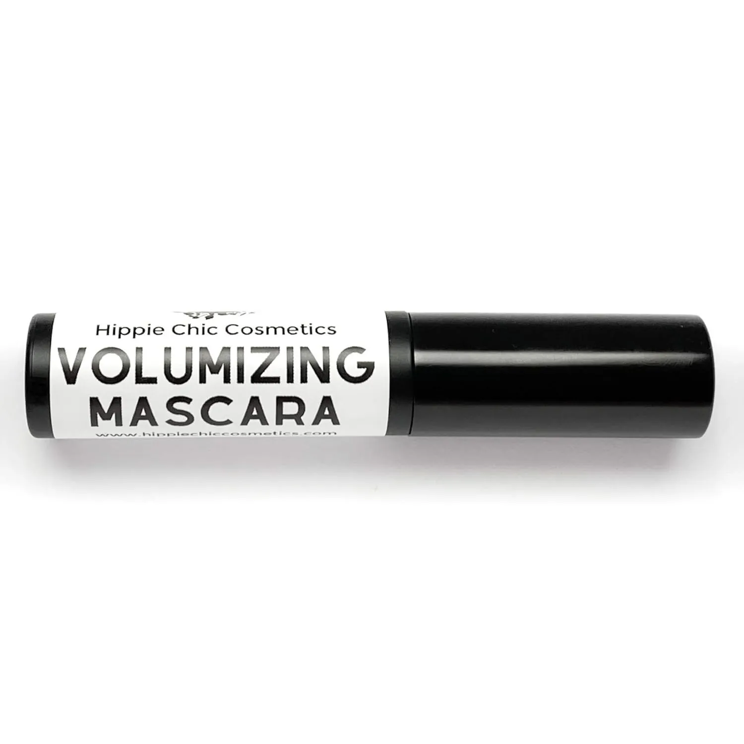 All Natural / 85% Organic Buildable Black Volumizing Mascara - Flake Free - All Day Wear - Gluten Free - Vegan & Cruelty Free- Non-GMO