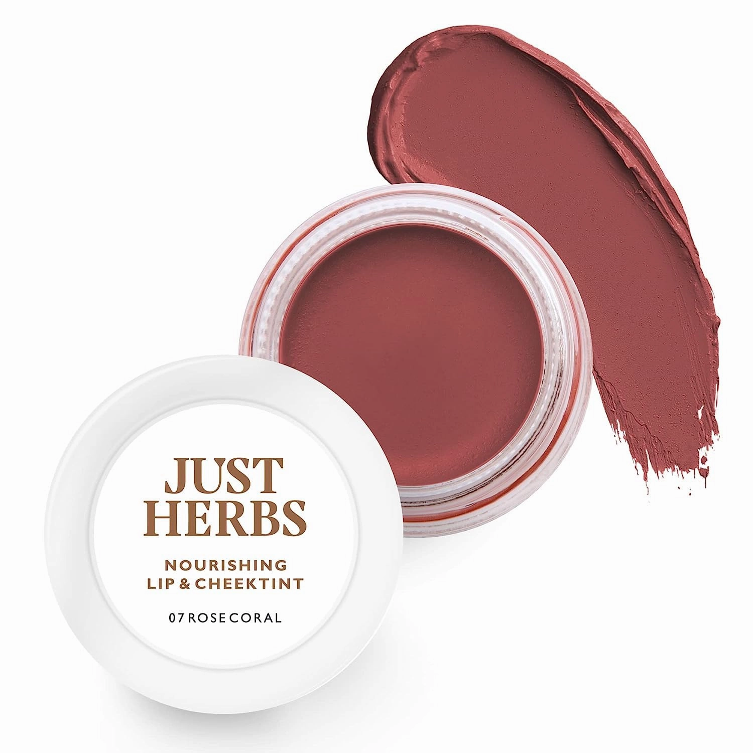 Ayurvedic, Natural Lip & Cheek Tint, Blush For Women- Sls, Chemical & Paraben Free - 07 Rose Coral (Creamy Matte)