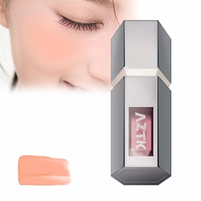 Aztk Liquid Blush,Aztk Jello Color Liquid Blush,Aztk Blush Lotion,Matte Nude Pink Orange Makeup Blusher Cream,Liquid Blush With Sponge Head,Liquid Liquid Blusher (#07)