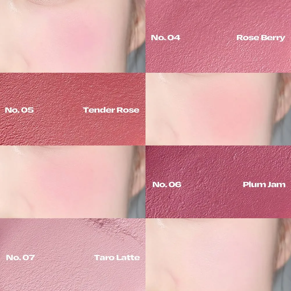 Balmy Cream Cheek | Lightweight, Natural Finish Cream Blush with Blurring Effect | 2.5g (No.3 Milky Peach)