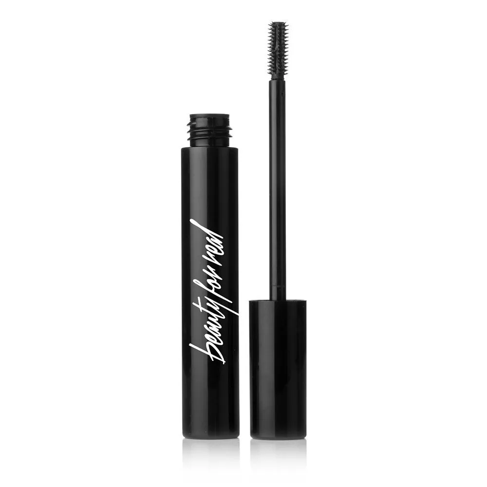 Beauty for Real Hi-Def Mascara, Just Black - Set of 2 - Defining & Volumizing Lash Definer - Humidity & Smudge Proof - Micro Brush Ensures Versatile Application - 1.5 oz