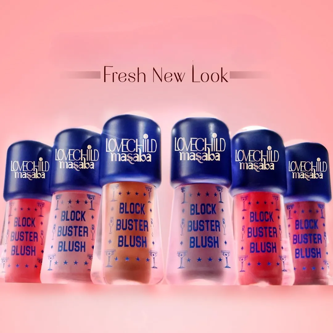 BEMT Block Buster Blush Creme - Natural Dewy Matte Finish, Buildable & Long-Lasting Formula, Blendable (Deep Pink) 5.5ml