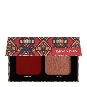 black Up Blush and highlighter duo WAXDUO02