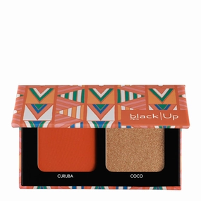 black Up Blush and highlighter duo WAXDUO01