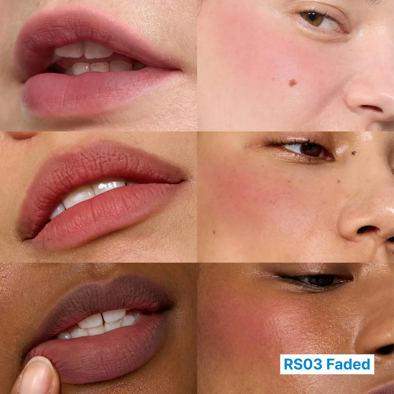 Blurry Pudding Pot | Airbrushed Blush & Lip, Buildable Pigment, Long-lasting, Lightweight, Easy to Blend, Natural Soft Matte Finish - Faded (Dusty Rose) | 0.17 oz