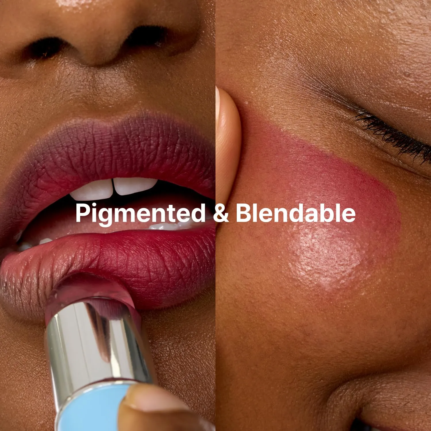 Blurry Pudding Pot | Airbrushed Blush & Lip, Buildable Pigment, Long-lasting, Lightweight, Easy to Blend, Natural Soft Matte Finish - Faded (Dusty Rose) | 0.17 oz