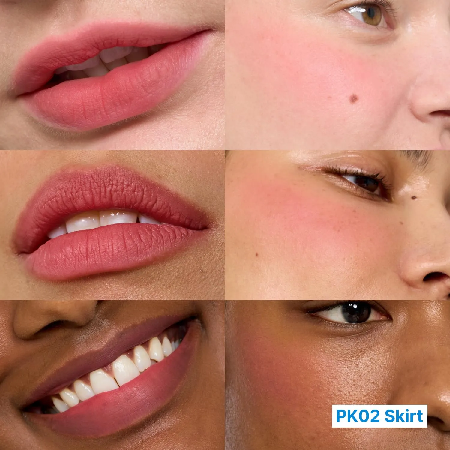 Blurry Pudding Pot   Keychain SET | Airbrushed Blush & Lip, Buildable Pigment, Long-lasting, Lightweight, Easy to Blend, Natural Soft Matte Finish Makeup – Skirt (Peachy Pink) | 0.17 oz