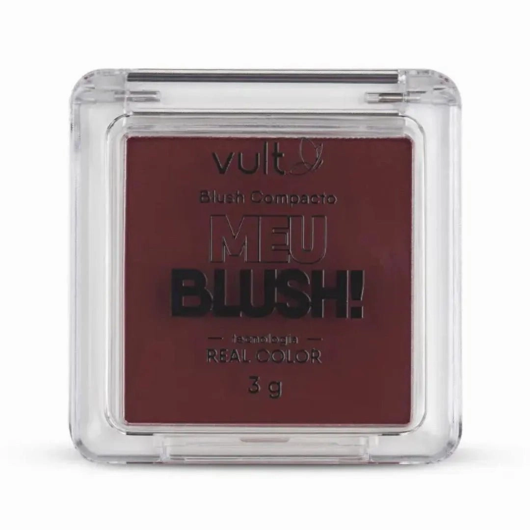 Blush Compacto Vinho Matte Meu Blush! 3g - Vult