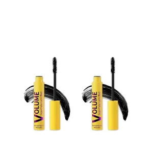 Bubble Mascara, Clump-Proof, Waterproof Formula, Enhances Natural Look, Thick and Well-Defined Lashes, Volumizing & Lengthening, Long-Lasting (2pcs)