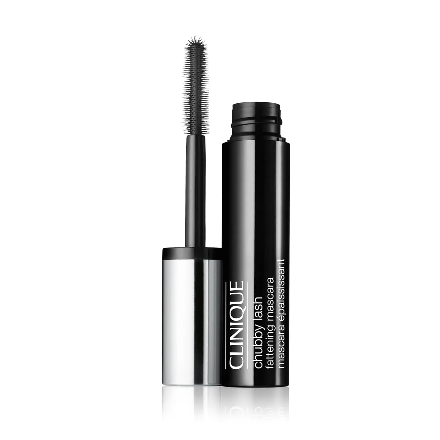 Clinique Chubby Lash Fattening Mascara | Volumizing, Lengthening   Safe For Sensitive Eyes, Jumbo Jet, 0.3 Fl Oz