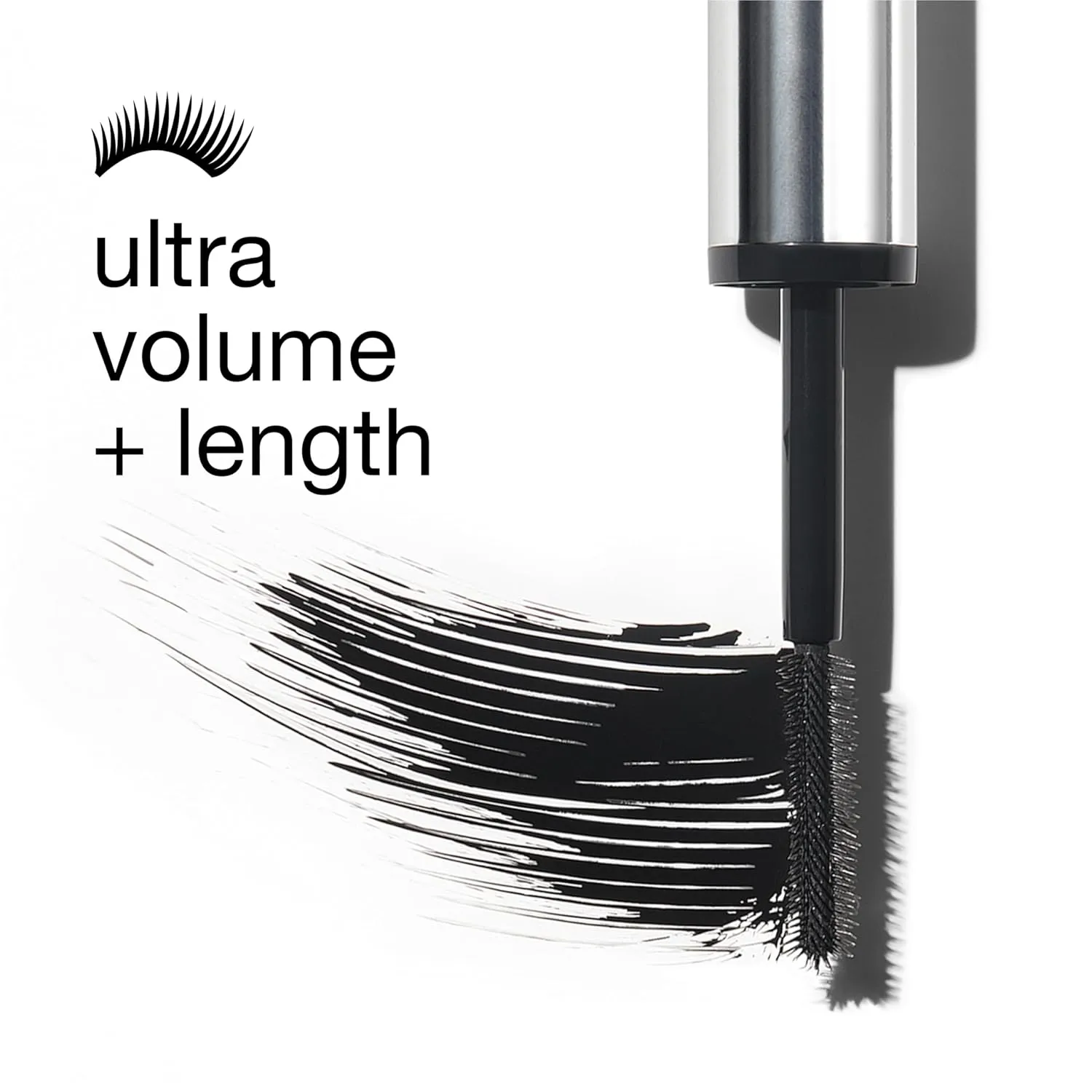 Clinique Chubby Lash Fattening Mascara | Volumizing, Lengthening   Safe For Sensitive Eyes, Jumbo Jet, 0.3 Fl Oz