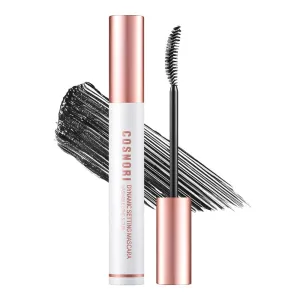 COSNORI Dynamic Setting Washable Mascara Long&Curl 01 Black – Lengthening, Tubing Mascara, Long-Lasting, Silk Amino Acids, Hyaluronic Acid 0.23fl oz (7ml)