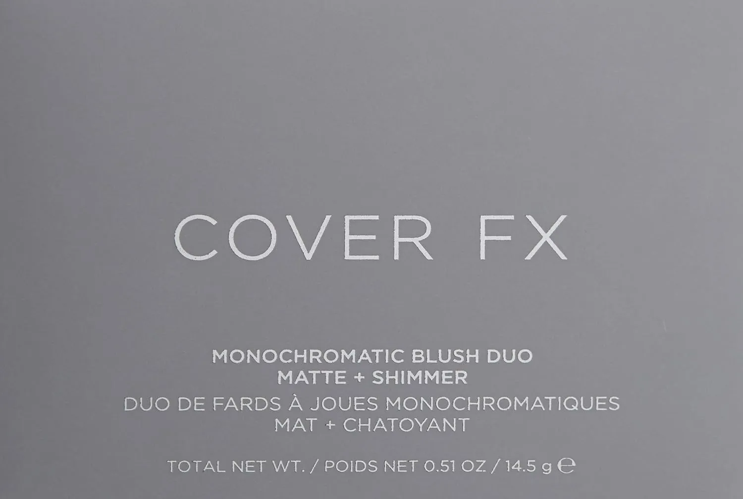 COVER FX Monochromatic Powder Blush Duo - Soft Peach: Peachy Nude - Matte   Shimmer Finish - Create Custom, High Impact Color