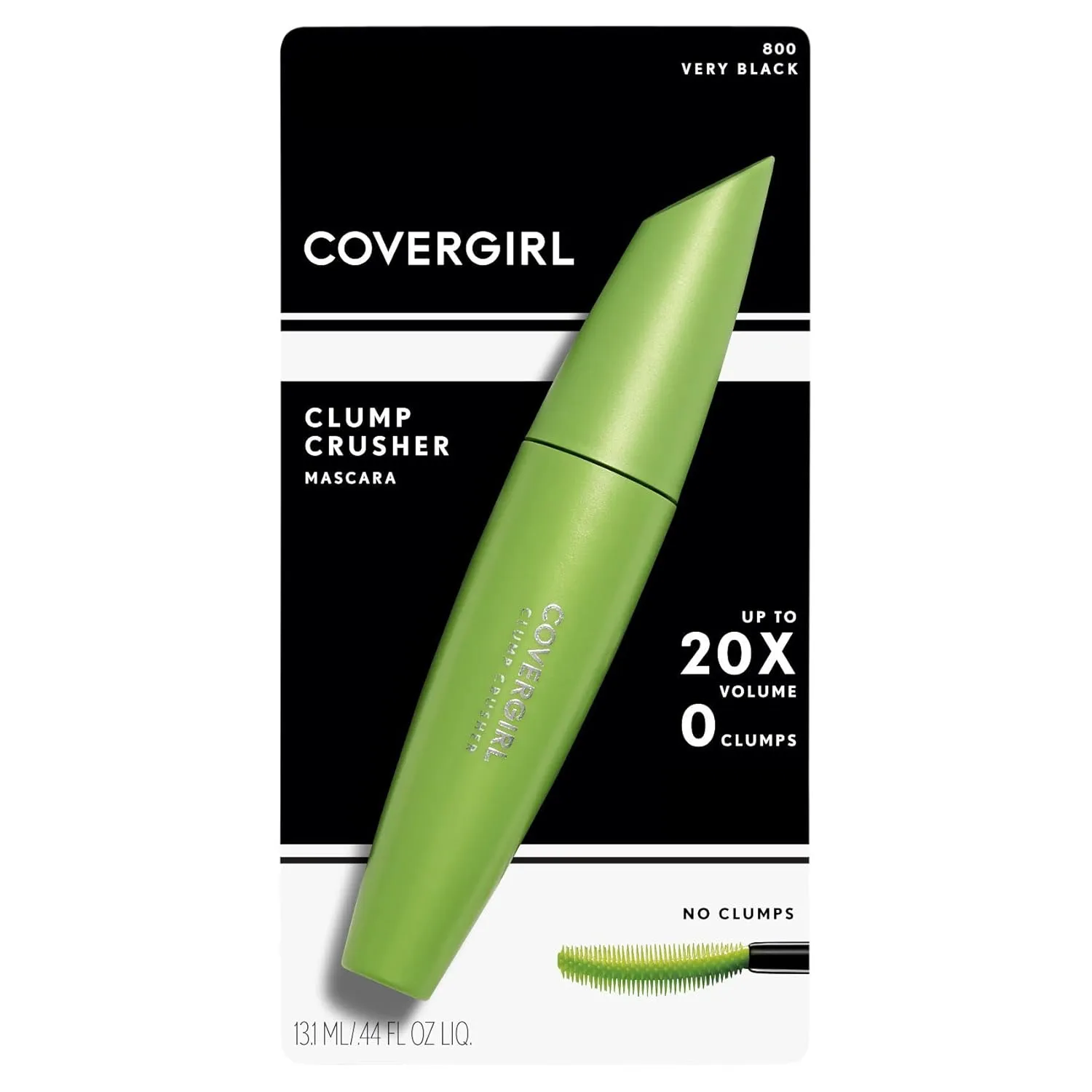 CoverGirl Clump Crusher Mascara By Lashblast, Very Black [800] 0.44 oz (Pack of 3)
