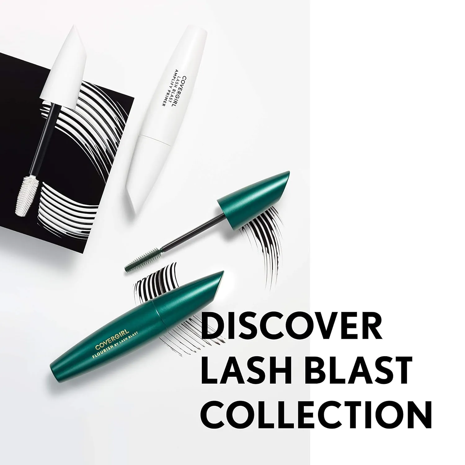 Covergirl Flourish Blast Mascara, Very Black 800, 0.4 Ounce