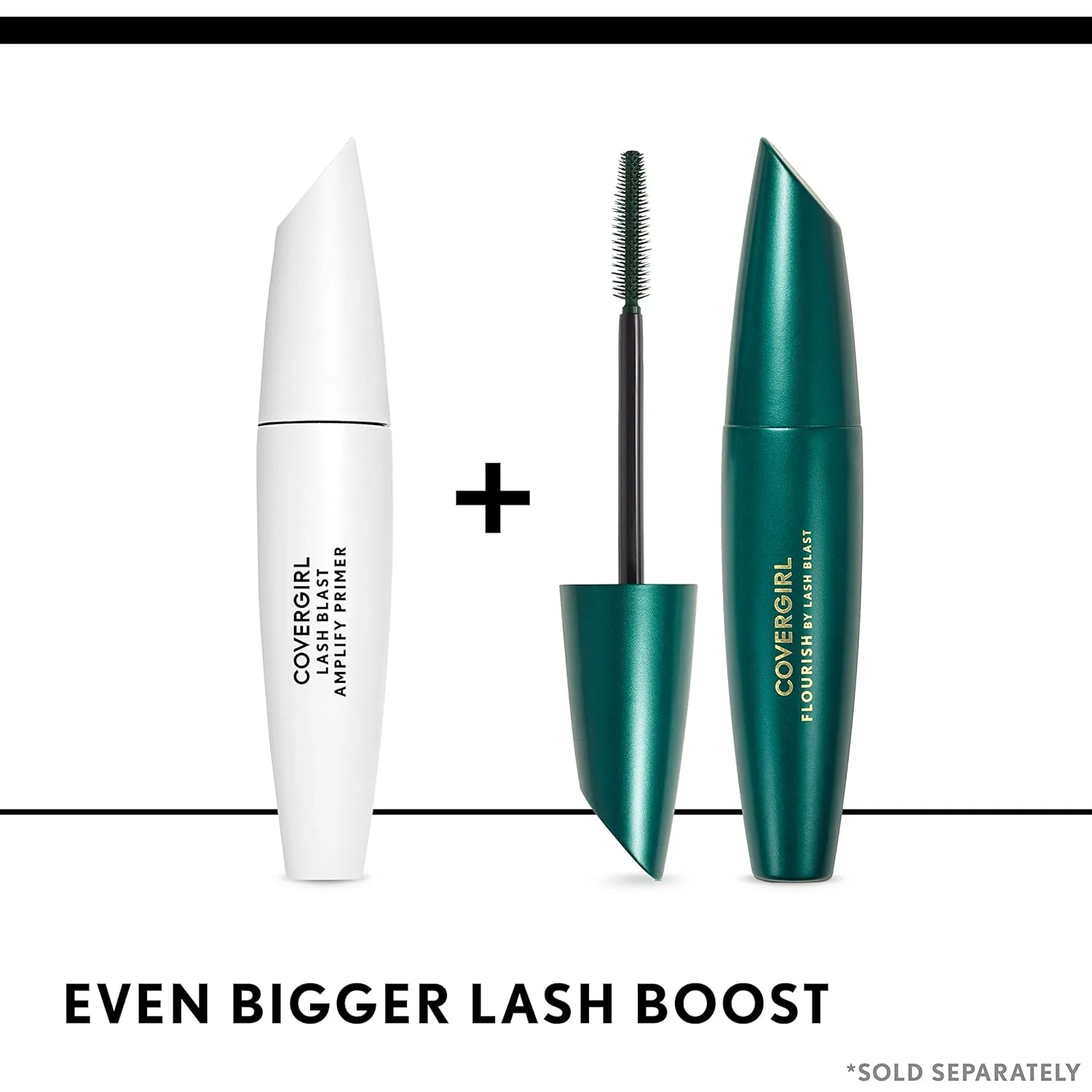 Covergirl Flourish Blast Mascara, Very Black 800, 0.4 Ounce