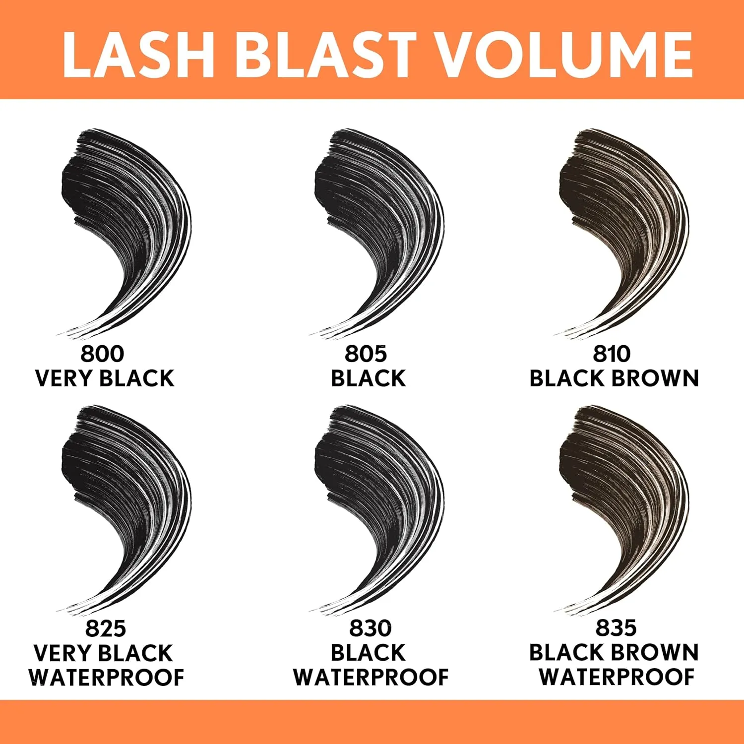 Covergirl Lash Blast Volume Mascara, Volumizing Mascara, Black Brown, 2 Count