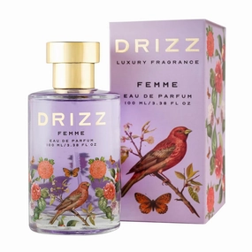D.R.I.Z.Z. Femme Perfume for Women 100ml | Long.Lasting Perfume with Rose, Peony and Cedarwood | Floral & Fresh Body Spray | Everyday Elegance to Evening Glow