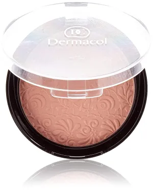 Dermacol DUO BLUSHER - Two shade Powder Blusher in Combination of Matte Appearance and Brightening Shades (No.3)