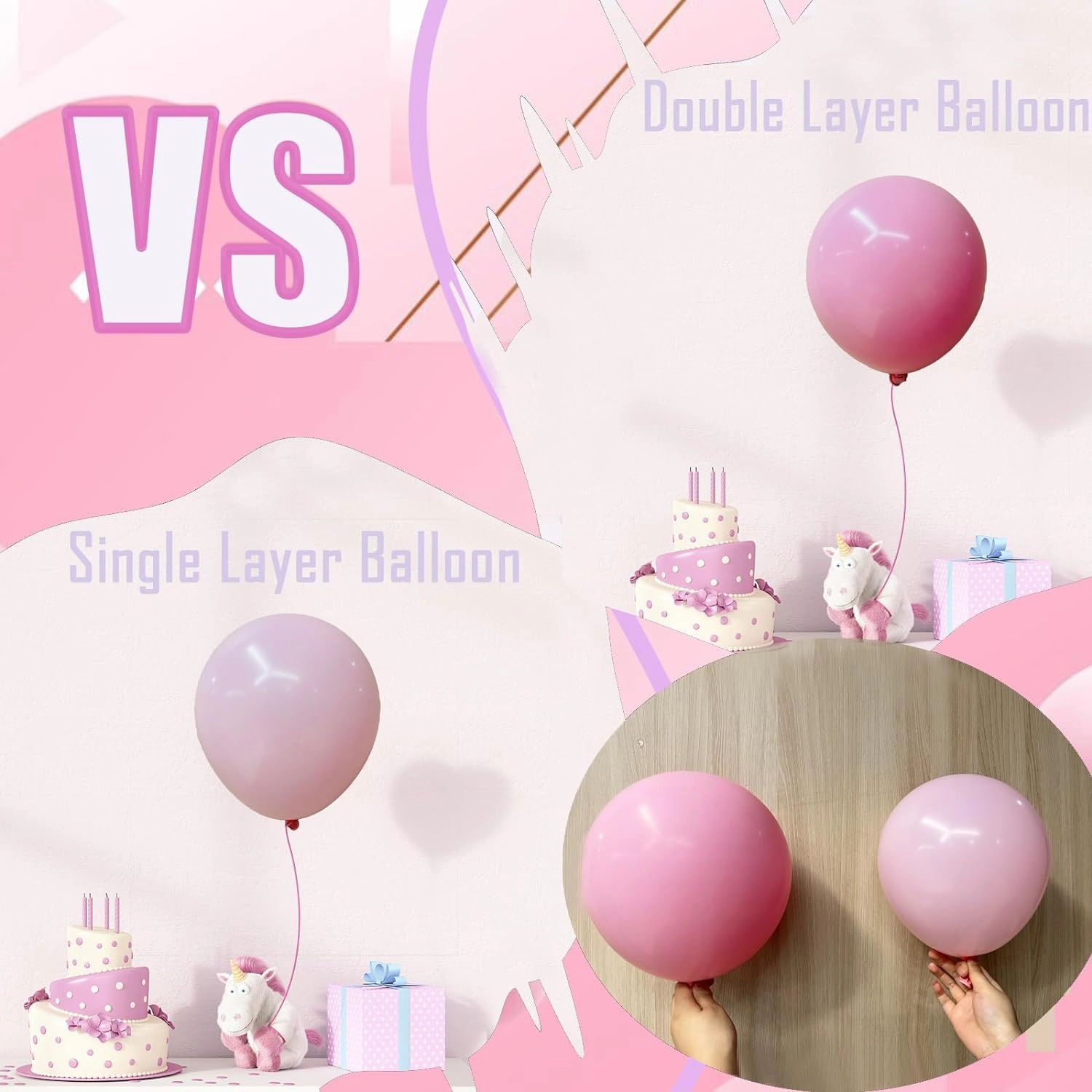 Double Stuffed Peach Pink Balloons Different Sizes 18/12/10/5 Inch, Double Stuffed Pastel Cream Blush Balloon Arch Garland for Boho Party, Baby Shower, Birthday, Weddings, Neutral Party(Cream Blush）
