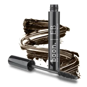 Ecco Bella FlowerColor Organic Mascara – Ideal for Sensitive Eyes – All Natural, Vegan & Waterproof – Clean Brown Mascara, Long-Lasting, Smudge-Free & Gluten-Free for Beautiful Lashes