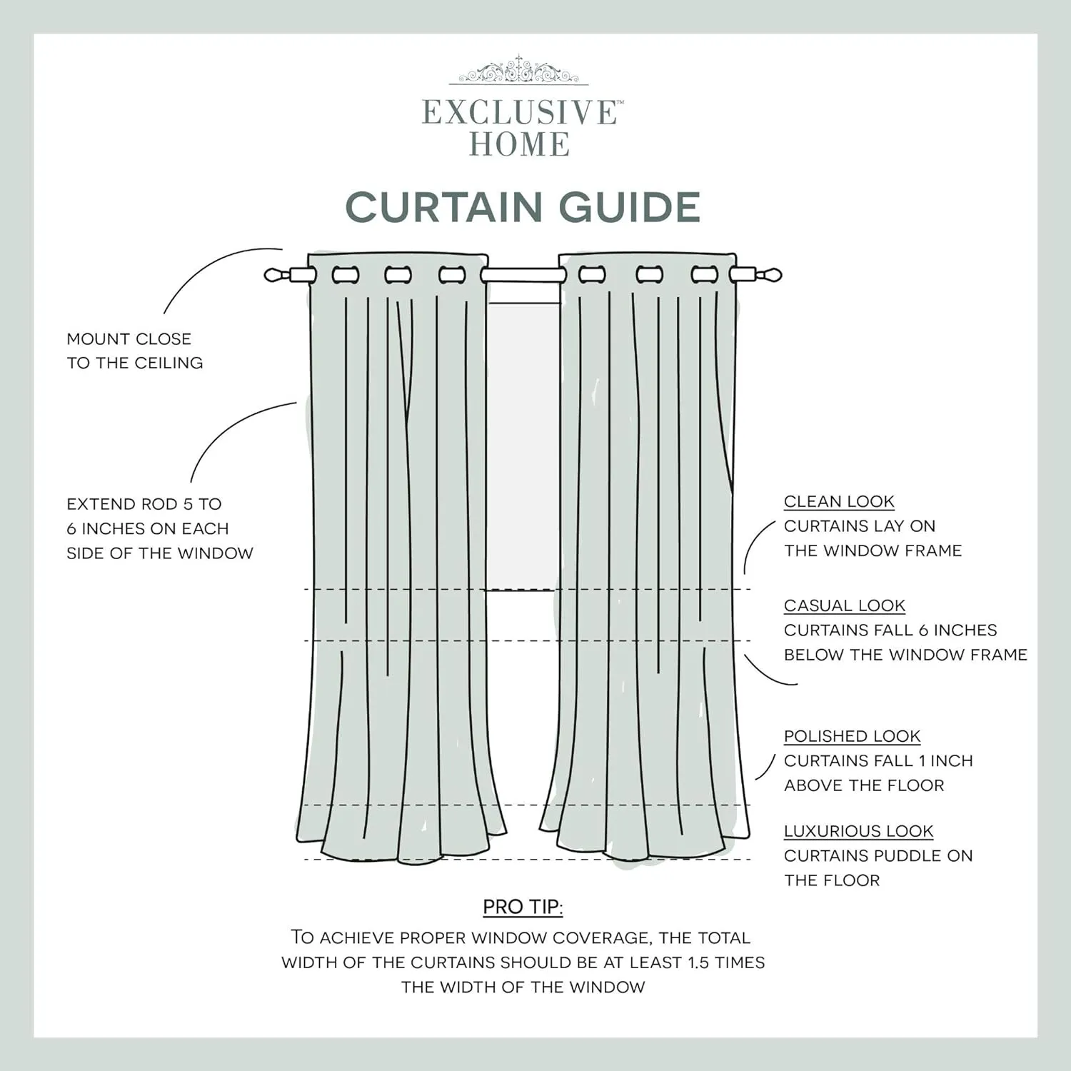 EXCLUSIVE HOME Chateau Striped Faux Silk Grommet Top Curtain Panel Pair, 54"x84", Blush