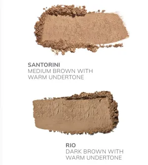 FARMASi Powder Bronzer Blush Skin Makeup, Highly Pigmented, Cushiony Formula with Nourishing Vegetable Squalene and Smooth-Satin Finish, Refreshing Moisture Boost 0.4 Fl Oz /12g -04 Santorini