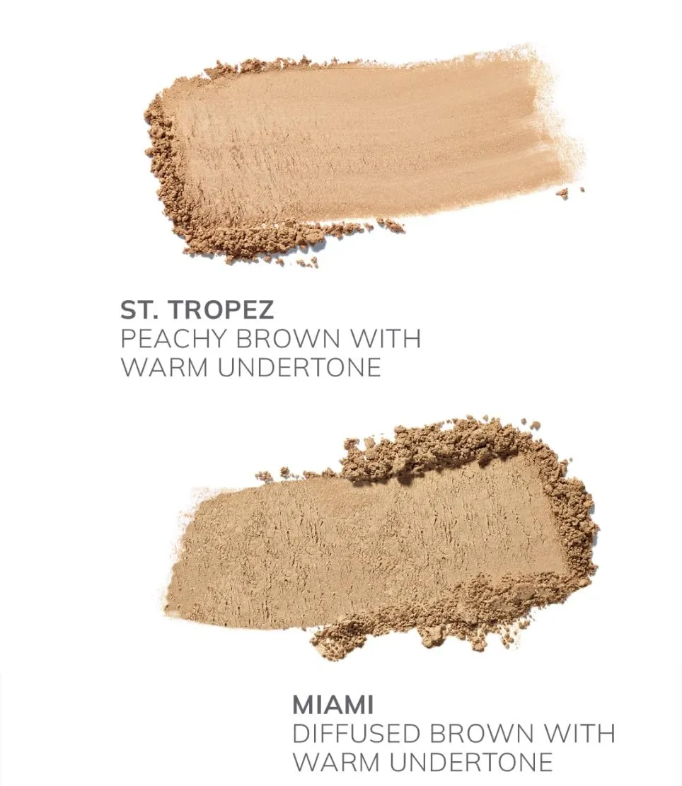 FARMASi Powder Bronzer Blush Skin Makeup, Highly Pigmented, Cushiony Formula with Nourishing Vegetable Squalene and Smooth-Satin Finish, Refreshing Moisture Boost 0.4 Fl Oz /12g -04 Santorini