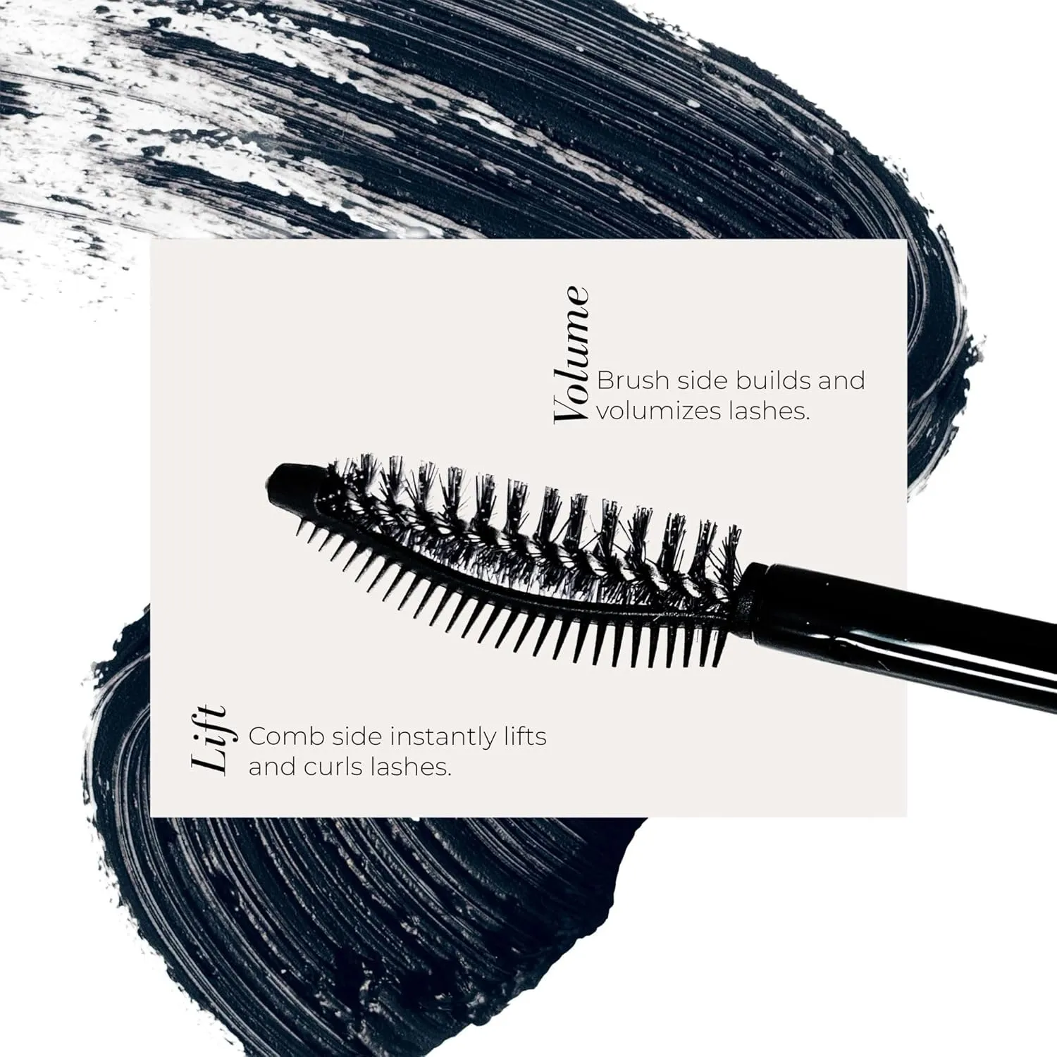 Fitglow Beauty Vegan Good Lash   Mascara | 2-in-1 Volumizing Lengthening & Conditioning Eyelash Mascara | Natural Lash | Reduces Shedding & Breakage | Plant-Powered Phyto Superfoods | Rich Navy, 10g