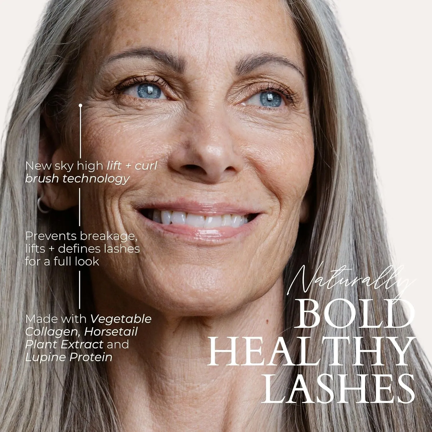 Fitglow Beauty Vegan Good Lash   Mascara | 2-in-1 Volumizing Lengthening & Conditioning Eyelash Mascara | Natural Lash | Reduces Shedding & Breakage | Plant-Powered Phyto Superfoods | Rich Navy, 10g