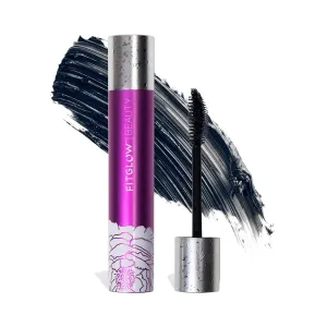 Fitglow Beauty Vegan Good Lash   Mascara | 2-in-1 Volumizing Lengthening & Conditioning Eyelash Mascara | Natural Lash | Reduces Shedding & Breakage | Plant-Powered Phyto Superfoods | Rich Navy, 10g