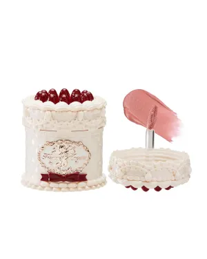 Flower Knows Strawberry Cupid Cake Lip Cream,Velvety-Smooth Matte Liquid Lipstick,Hydrating,Smudge-proof & Stain-Free Lip Stain (V03 Croissant 0.17 Fl Oz)