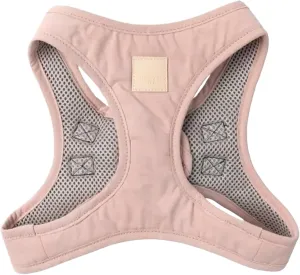 FuzzYard Life Step in Dog Harness | Size M | Stylish Premium Cotton Design in Soft Blush Perfect for Everyday Walks