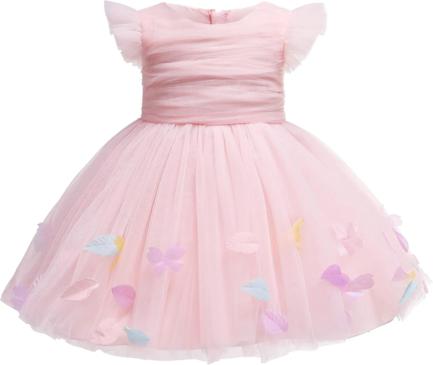 Glamulice Baby Flower Girl Dress Infant/Toddler First Birthday Outfit Wedding Bridesmaid Party Christmas Tutu Dresses