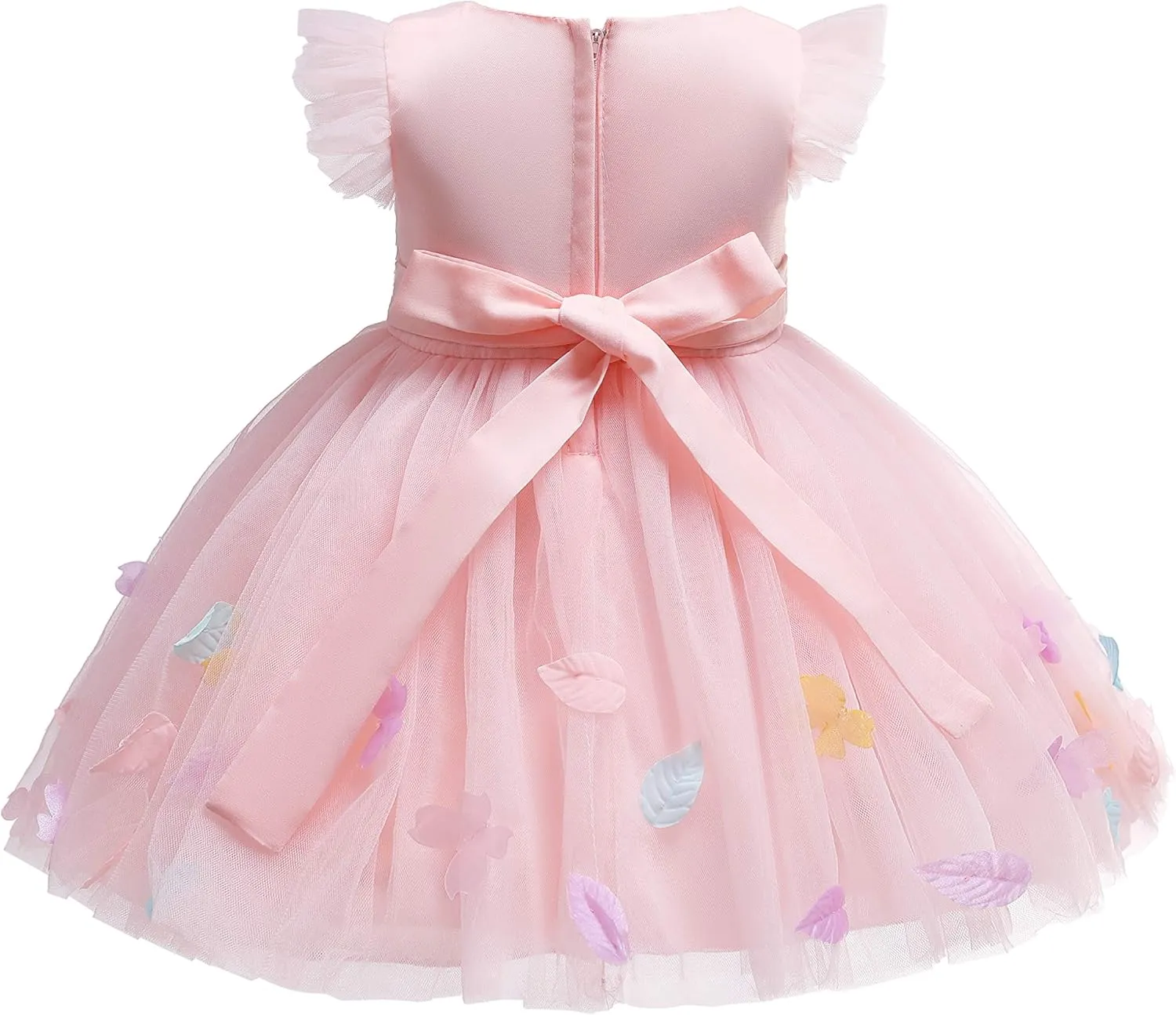 Glamulice Baby Flower Girl Dress Infant/Toddler First Birthday Outfit Wedding Bridesmaid Party Christmas Tutu Dresses