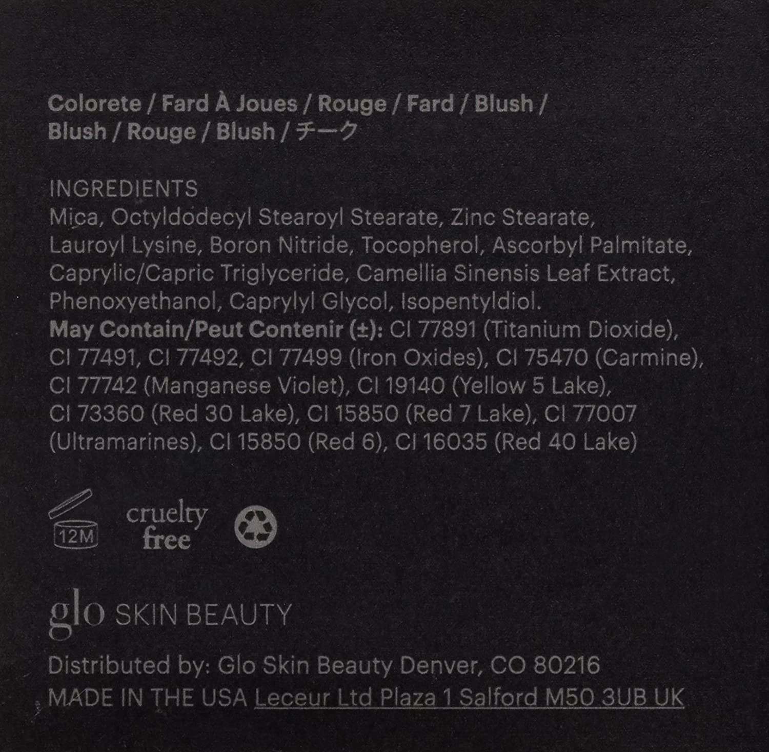 Glo Skin Beauty Blush (Melody) - Pressed Powder Blush for Cheeks, High Pigment Mineral Face Makeup Creates a Natural, Healthy Glow