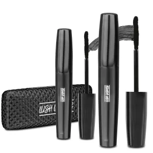 GOODY 2'S Lush Lashes 3D Fiber Mascara, Volumizing and Lengthening Formula for Fuller Looking Eyelashes, Smudge Resistant and Long Wear, Clump-Free Application