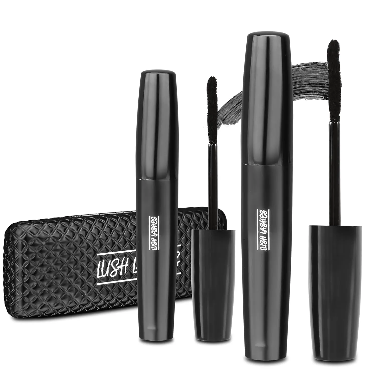 GOODY 2'S Lush Lashes 3D Fiber Mascara, Volumizing and Lengthening Formula for Fuller Looking Eyelashes, Smudge Resistant and Long Wear, Clump-Free Application