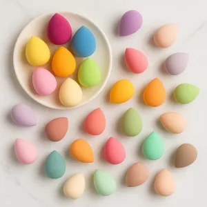 GYTW~Cloud Touch: 20 Latex-Free Makeup Sponges - Seamless Blend for Liquid, Cream, & Powder