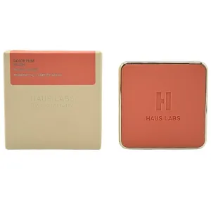 HAUS LABS BY LADY GAGA Color Fuse Talc-Free Blush Powder - Pomelo Peach, Soft Coral - Fermented Arnica, Hydraberry, Squalane - Natural Finish, Cruelty-Free