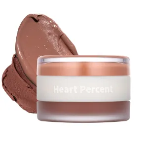 Heart Percent Dote On Mood Custom Lip & Cheek, Matte (Fog Pot)   Glow (Shine Balm) Dual Type Multi-use Blush & Lip Tint [#06. Bare Nude]