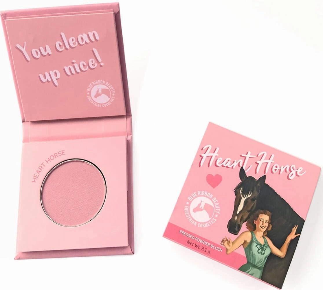 Heart Horse Matte Blush